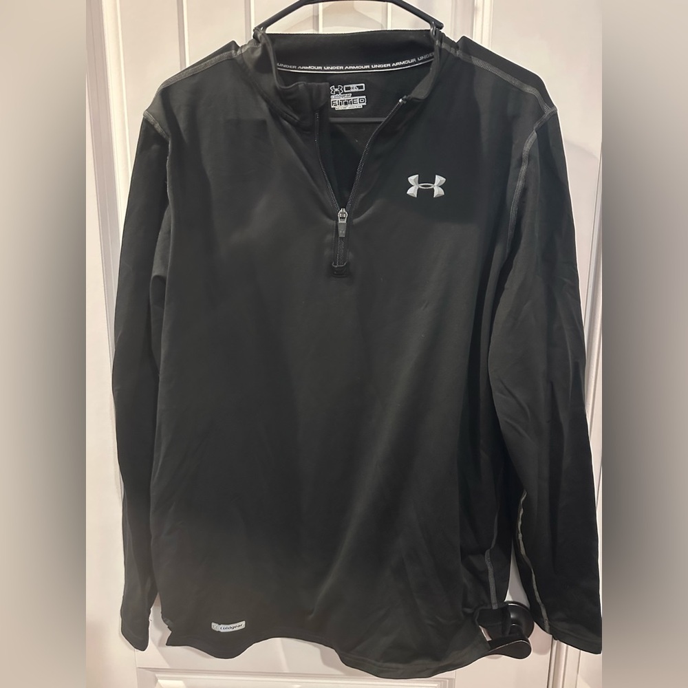 Under Armour Black and Gray Pullover